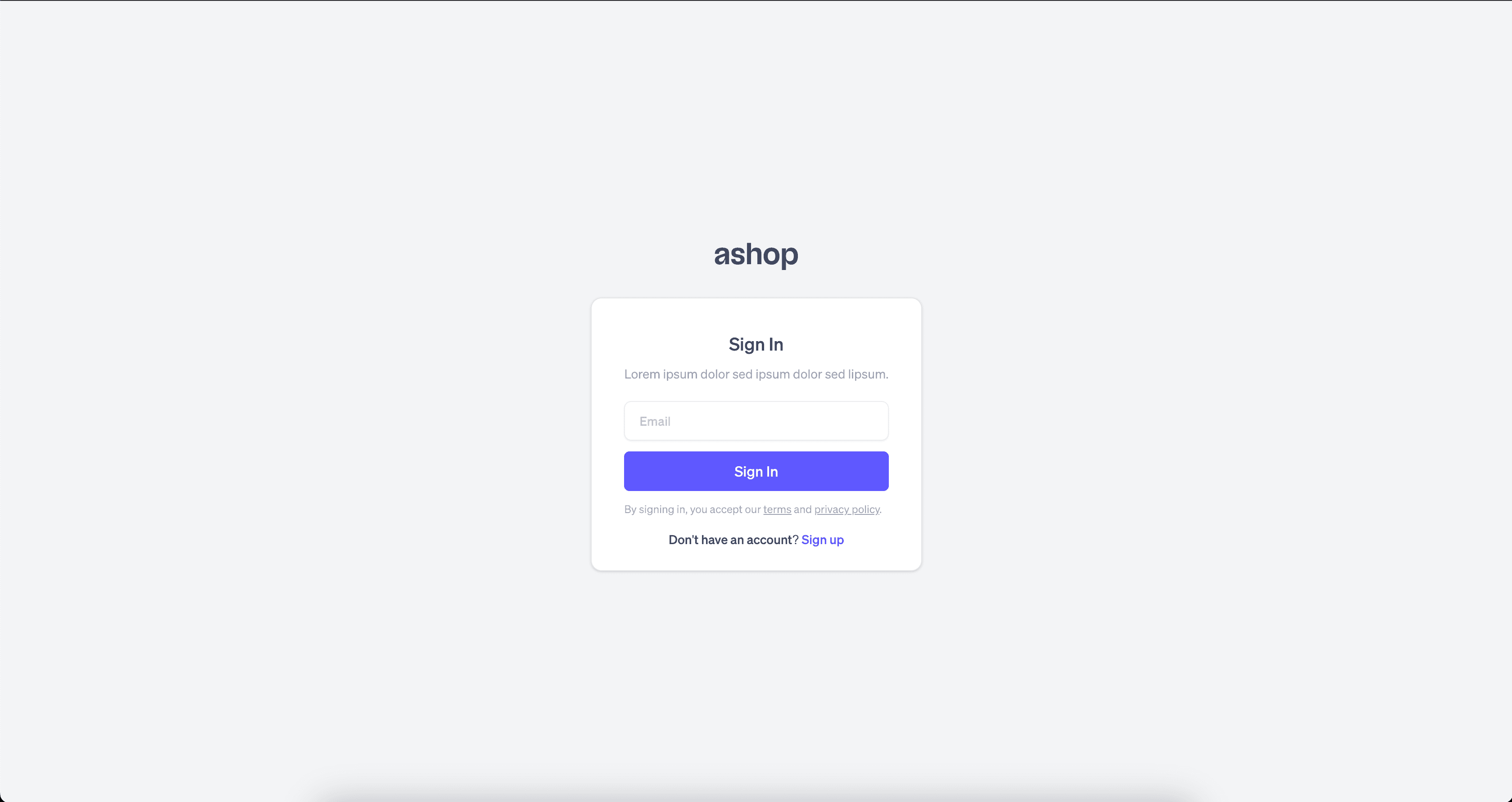 aShop
