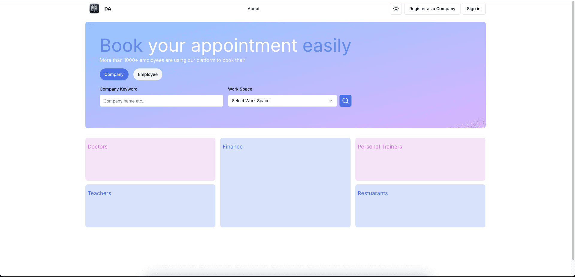 Dynamic Appointment App